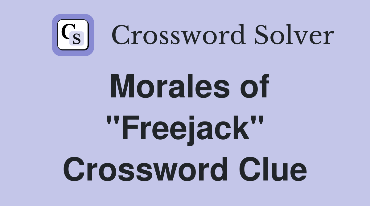 Morales of "Freejack" Crossword Clue Answers Crossword Solver